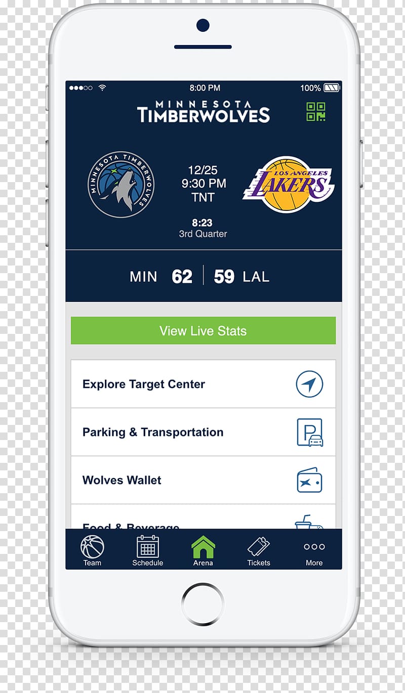 Feature phone Smartphone Minnesota Timberwolves Target Center NBA, mobile phone app transparent background PNG clipart