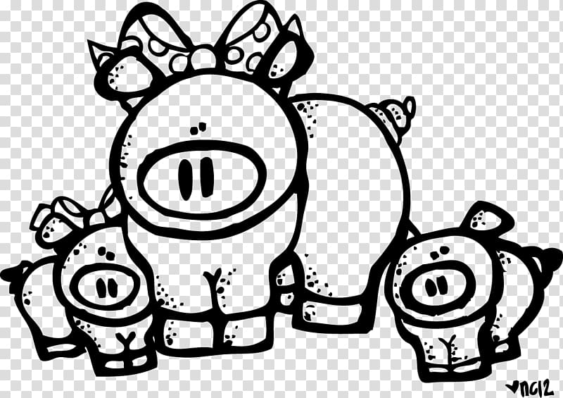 Pig Coloring book , pig transparent background PNG clipart