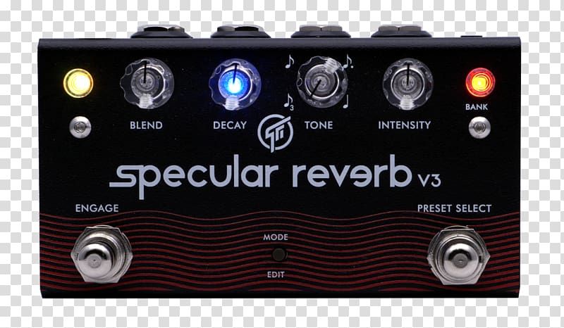 Effects Processors & Pedals Reverberation Delay Reverb.com Music, guitar transparent background PNG clipart