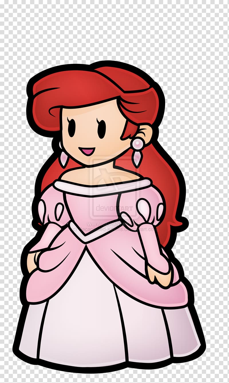 Princess Peach Ariel Paper Mario Princess Daisy, mario transparent background PNG clipart