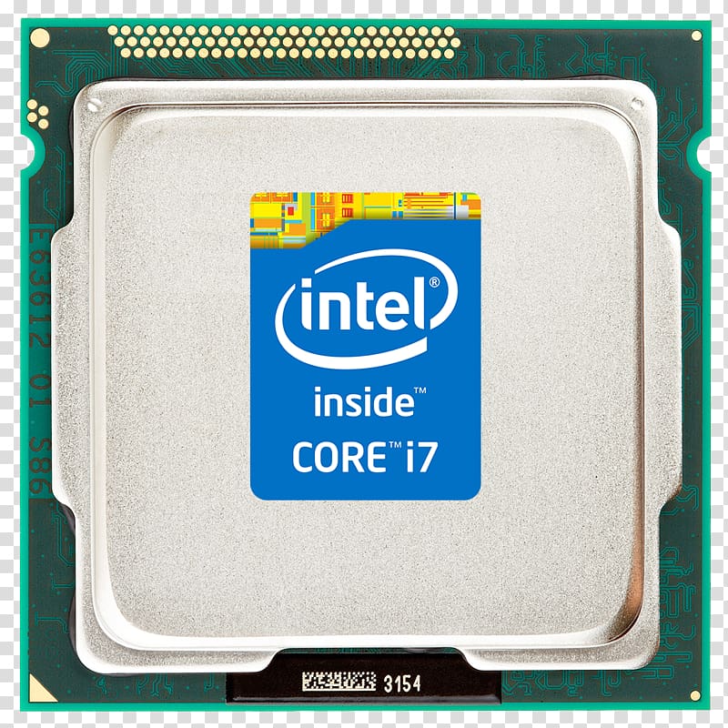 Intel Core i7 Multi-core processor Central processing unit, CPU Socket transparent background PNG clipart