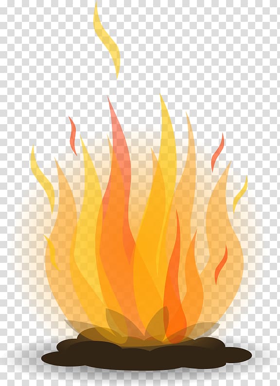 Bonfire Flame Campfire Camping Illustration, Bonfire Black transparent background PNG clipart