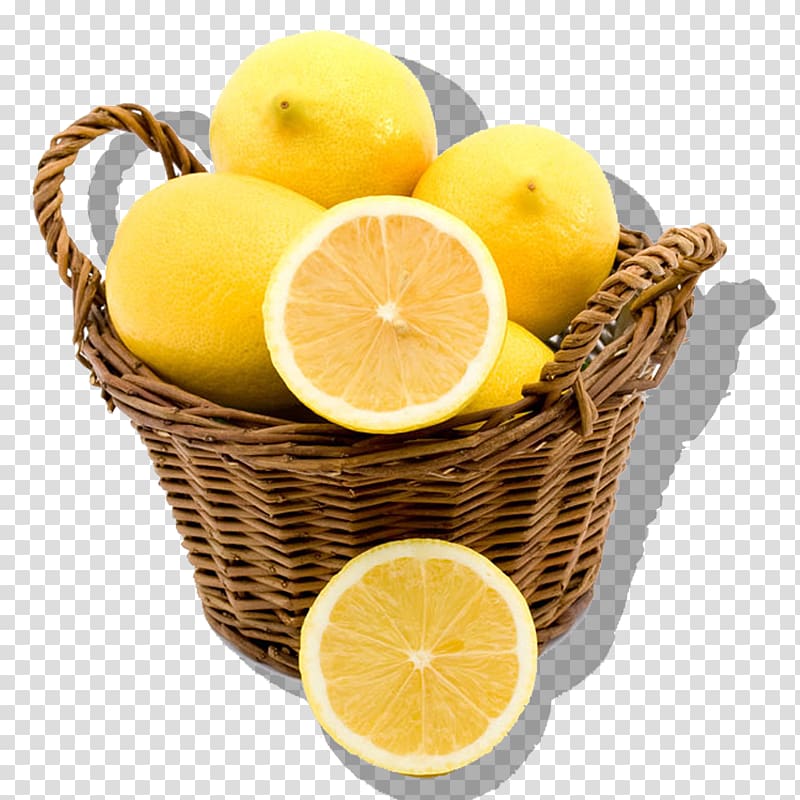 Juice Lemonade Basket Fruit, lemon transparent background PNG clipart