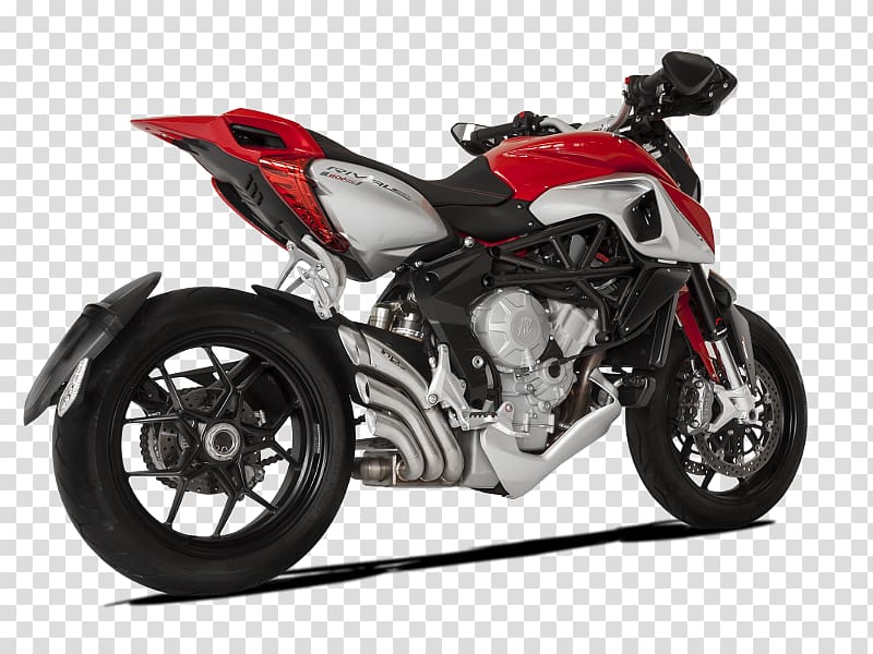 Exhaust system EICMA MV Agusta Rivale Motorcycle, motorcycle transparent background PNG clipart