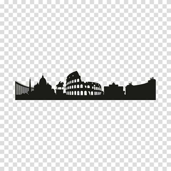 Rome Skyline, coastal transparent background PNG clipart