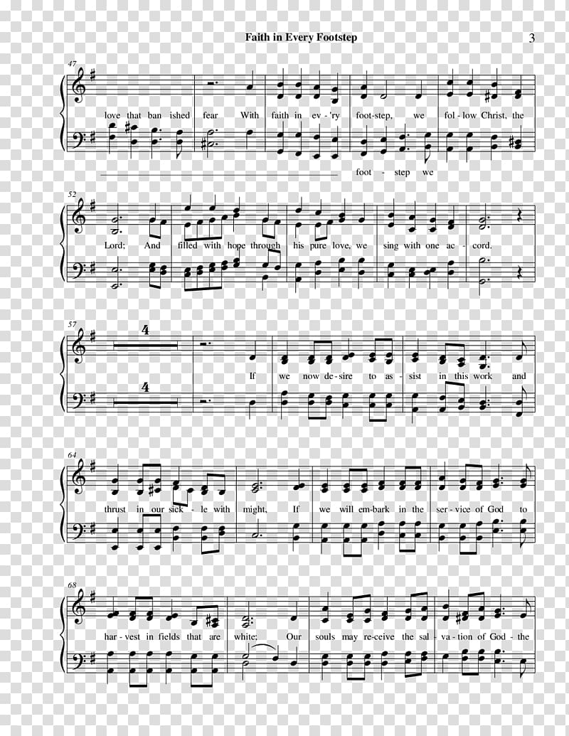 Sheet Music Musical note Piano Musical composition, Articles Of Faith transparent background PNG clipart