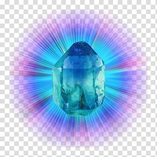 Crystal healing Blue Quartz Mineral, gotic transparent background PNG clipart