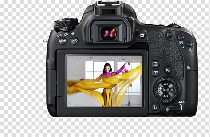 Digital SLR Camera Canon EF-S 18–55mm lens , Camera transparent background PNG clipart