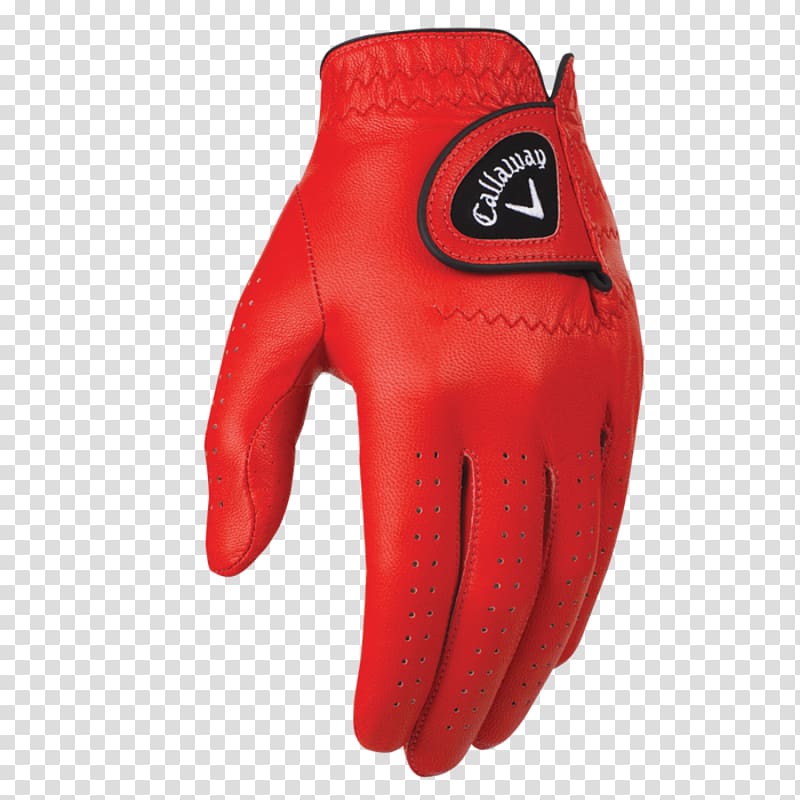 Glove Callaway Golf Company Golf equipment Red, Golf transparent background PNG clipart