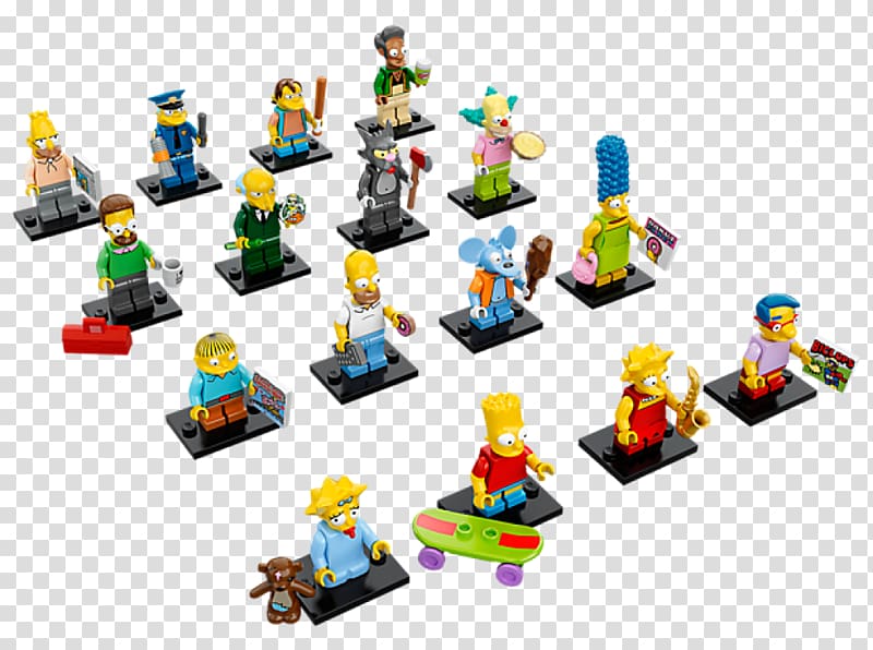 Homer Simpson Bart Simpson Lego Minifigures, Apu Nahasapeemapetilon transparent background PNG clipart