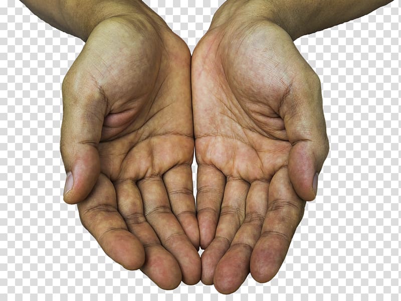person's hands , Holding hands Finger , hands transparent background PNG clipart