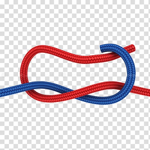 Rope Reef knot Running bowline Sheet bend, rope knot transparent background PNG clipart