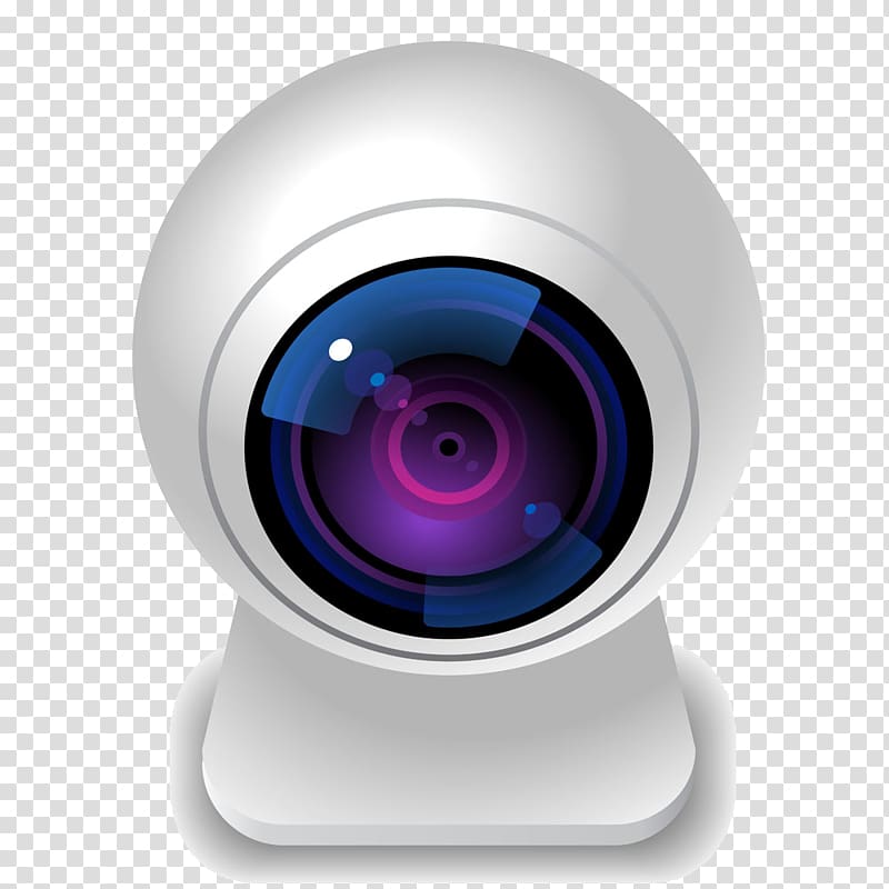 Webcam Illustration, camera transparent background PNG clipart