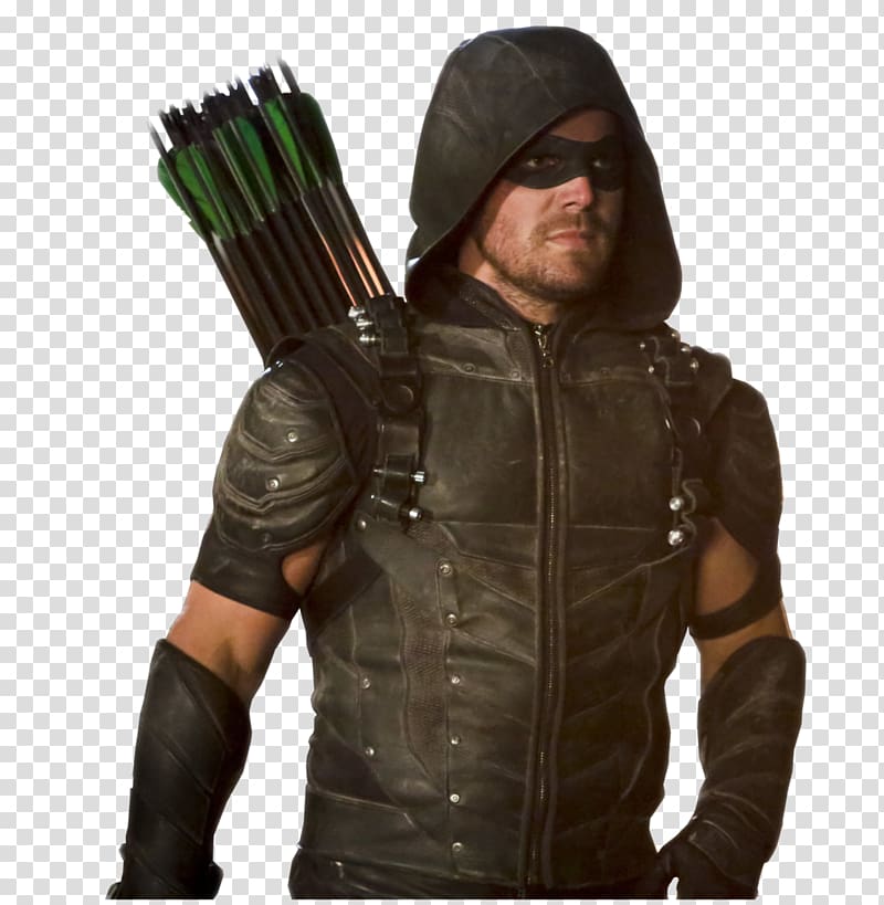 Green Arrow Stephen Amell Oliver Queen Arrow, Season 5, stroke transparent background PNG clipart