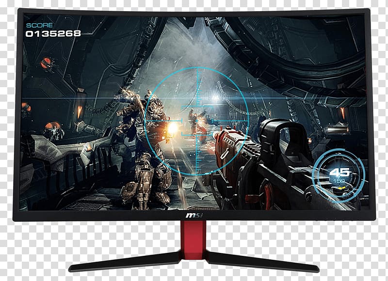 Computer Monitors FreeSync Micro-Star International Refresh rate Response time, Sights transparent background PNG clipart