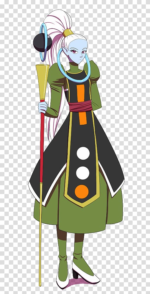 Whis Goku Beerus Vados Drawing, waiting transparent background PNG clipart