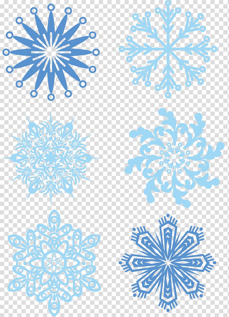 Snowflake Euclidean , Blue snowflake transparent background PNG clipart