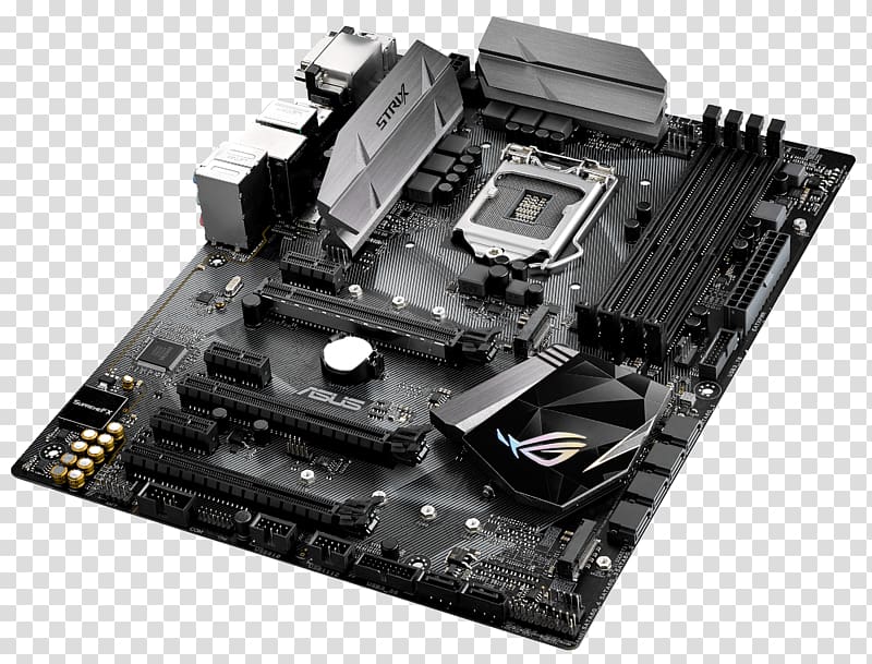 Intel LGA 1151 Motherboard ATX Chipset, motherboard transparent background PNG clipart