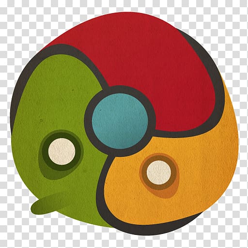 Google Chrome logo illustration, yellow green headgear, Chrome transparent background PNG clipart