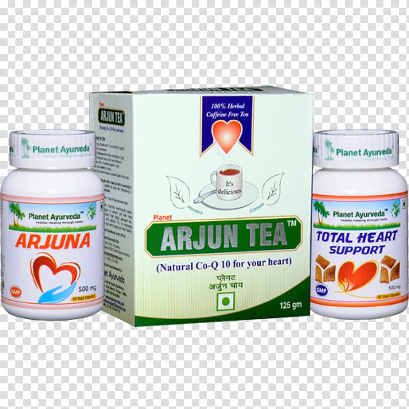 Dietary supplement Tea Arjun tree Ayurveda Coenzyme Q10, tea transparent background PNG clipart