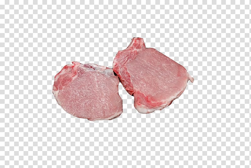 Red meat Pork chop Venison, meat transparent background PNG clipart