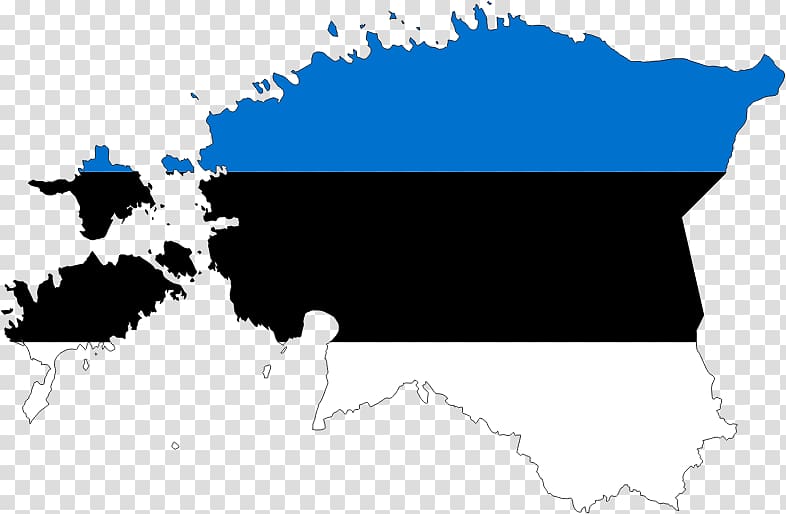 Estonian Soviet Socialist Republic Flag of Estonia Map, stroke transparent background PNG clipart