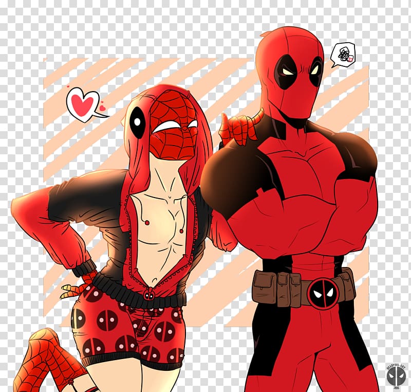 Superhero Cartoon, deadpool dog transparent background PNG clipart