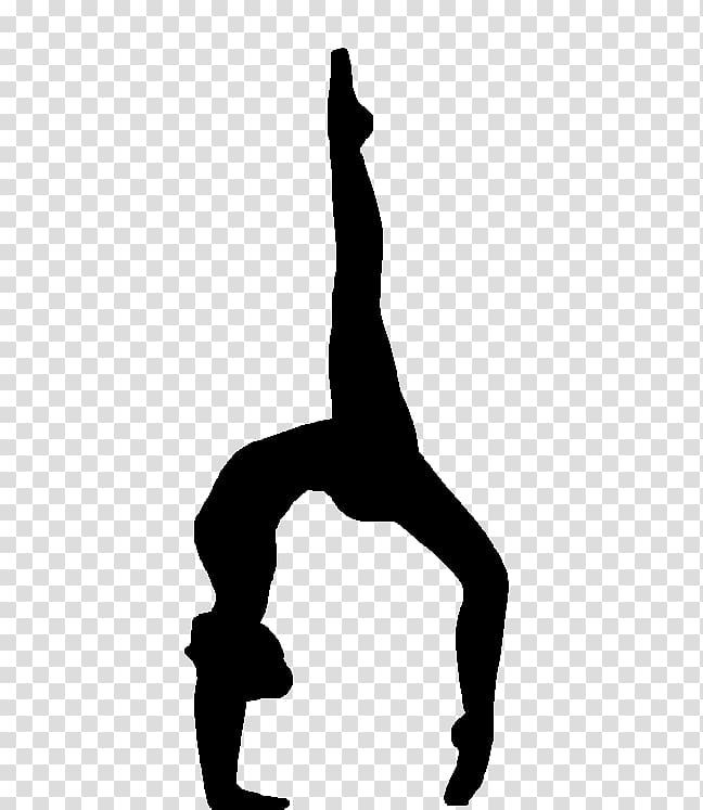 Silhouette Black and white Yoga Ballet Dancer , siluetas transparent background PNG clipart