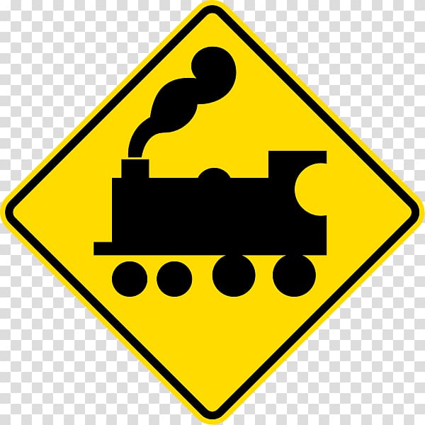 Rail transport Train Level crossing Traffic sign, zealand transparent background PNG clipart