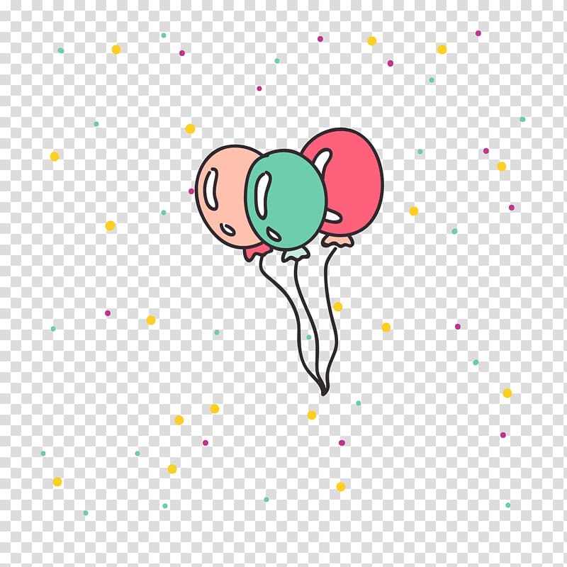 Birthday cake Party , Party balloons transparent background PNG clipart