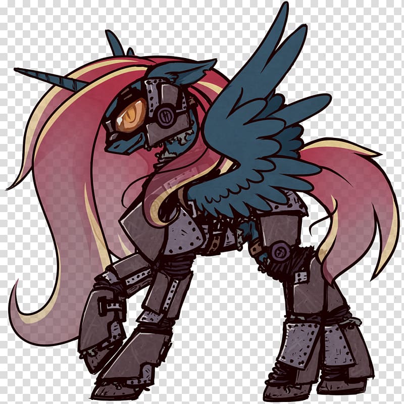 Pony Fallout: Equestria Horse Powered exoskeleton Armour, horse transparent background PNG clipart