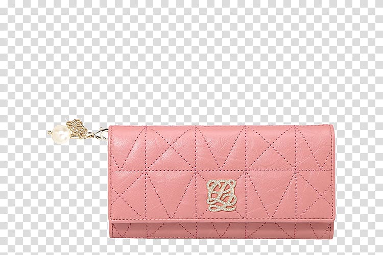 Leather Handbag Coin purse, Ruikeduosi pink leather folder Ms. India transparent background PNG clipart