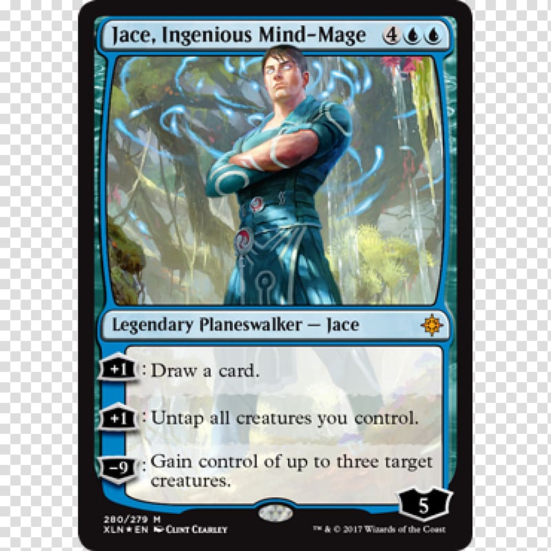 Magic: The Gathering Ixalan Jace, Ingenious Mind-Mage Planeswalker Playing card, others transparent background PNG clipart