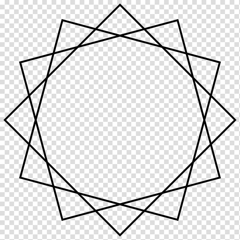 Star polygon Dodecagon Internal angle Geometry, polygon shapes transparent background PNG clipart