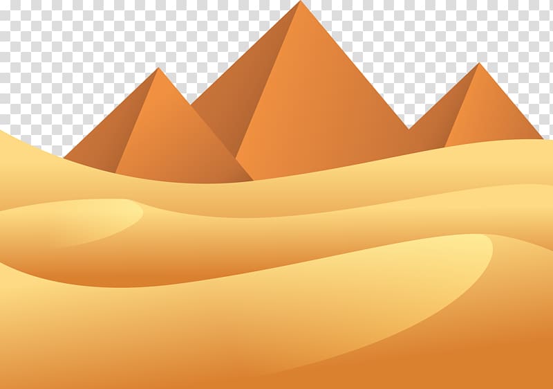 Desert Euclidean Vecteur, Desert pyramid transparent background PNG clipart