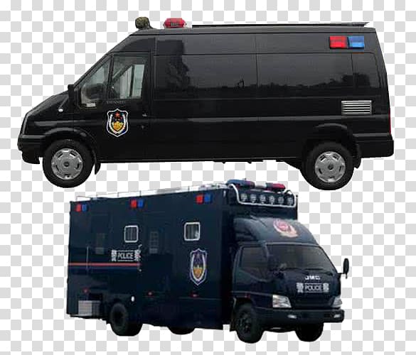 Police car Police van Ford Transit, Special police vehicle transparent background PNG clipart