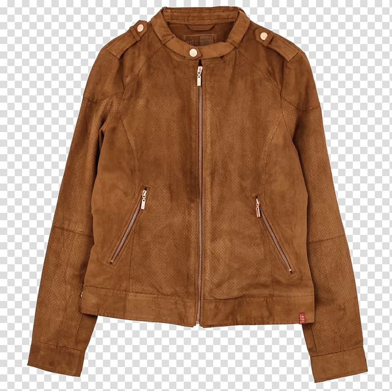 Leather jacket Ppomppu Suede Ahuntz, jacket transparent background PNG clipart