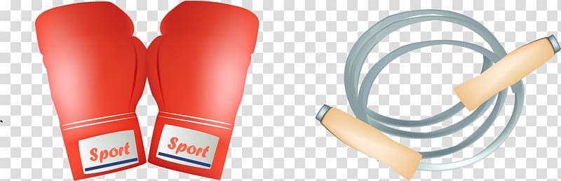 Boxing glove Skipping rope, skipping boxing gloves transparent background PNG clipart
