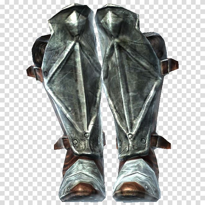 The Elder Scrolls V: Skyrim Shoe Boot Armour Steel, boot transparent background PNG clipart