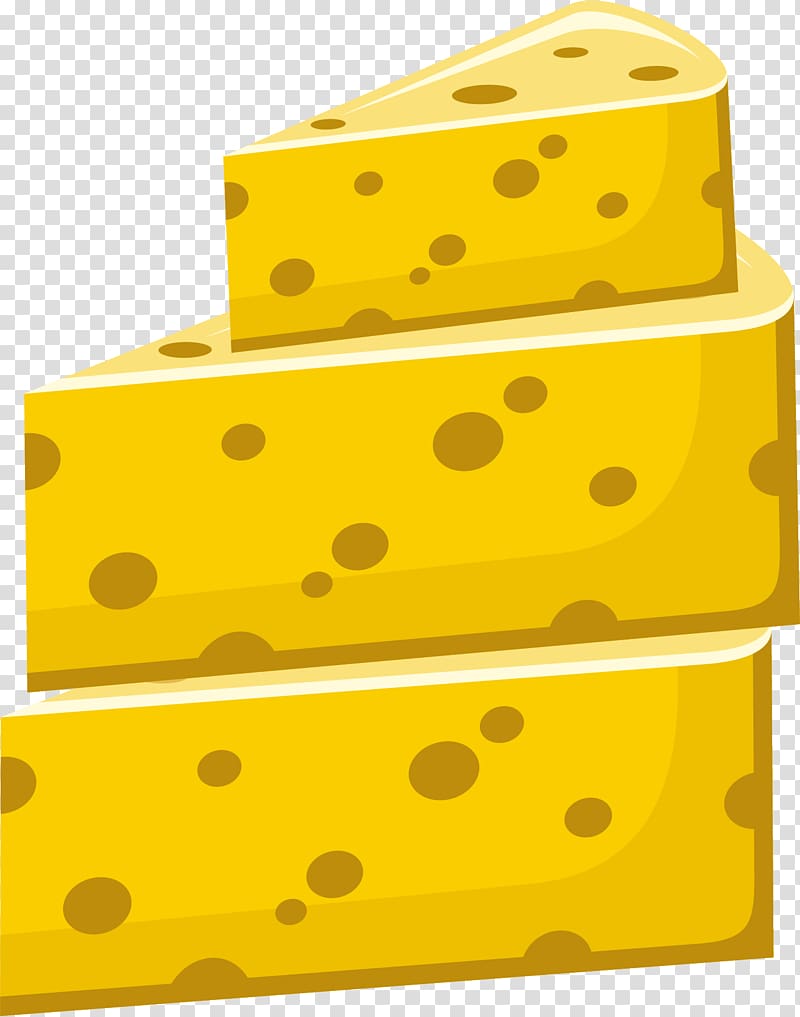 Chile con queso Pastel American cheese, Little fresh yellow cheese transparent background PNG clipart