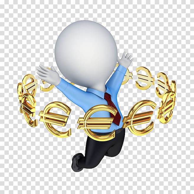 Cartoon Icon, Coin surrounded villain transparent background PNG clipart