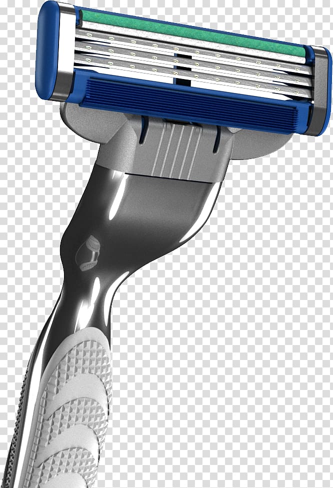 Gillette Mach3 Safety razor Shaving, Gillette razor transparent background PNG clipart