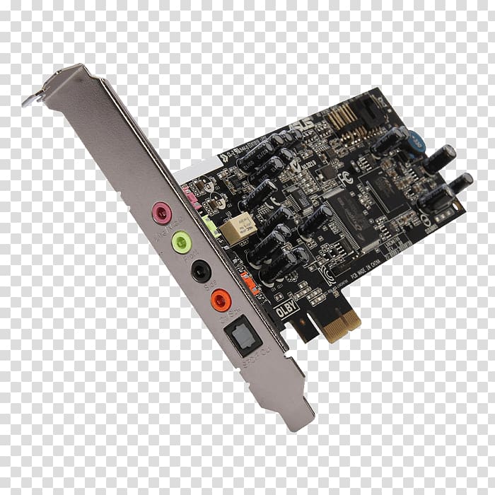 Sound Cards & Audio Adapters Asus Xonar DGX PCI Express 5.1 surround sound, Nvidia Dgx1 transparent background PNG clipart