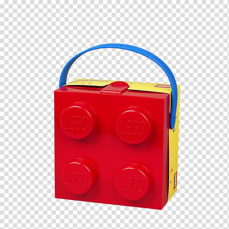 Amazon.com Lunchbox Red LEGO plastic, box transparent background PNG clipart