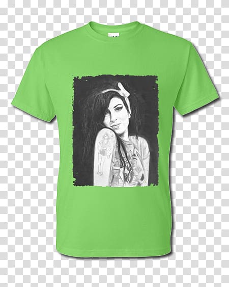 T-shirt Sleeve Musician Singer Clothing, amy winehouse transparent background PNG clipart