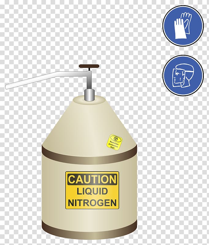 Cryogenic storage dewar Liquid nitrogen, liquid transparent background PNG clipart