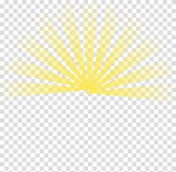 yellow illustration, Light beam Ray Sunlight , sunrays transparent background PNG clipart
