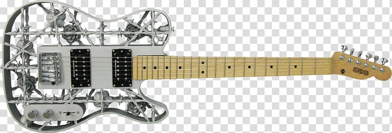 Acoustic-electric guitar 3D printing Musical Instruments, heavy metal transparent background PNG clipart