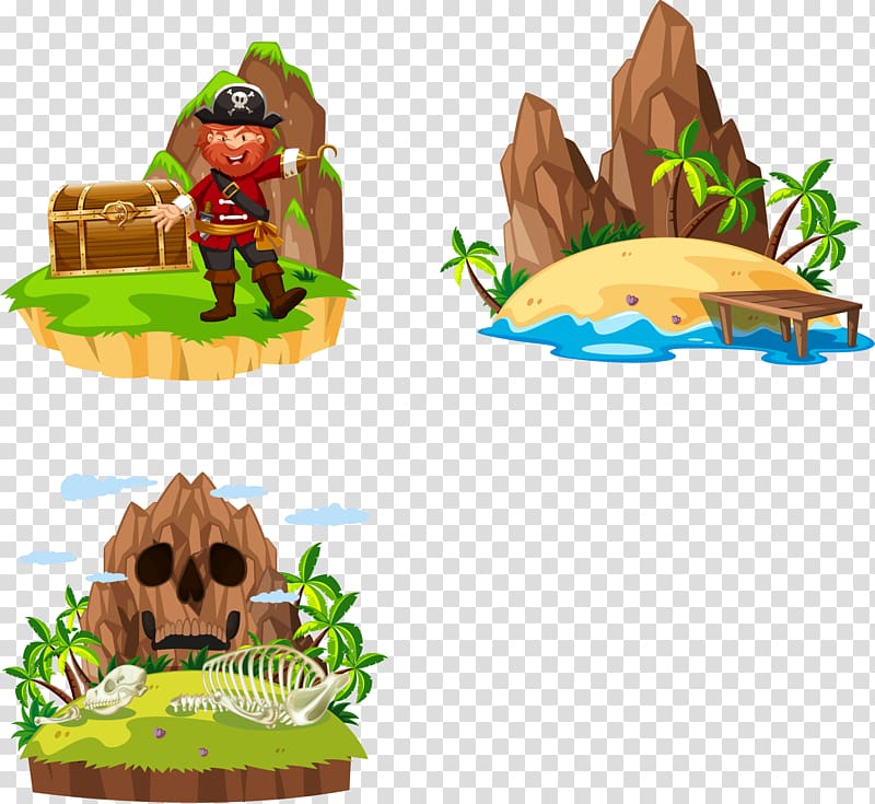 Island , hand-painted Island transparent background PNG clipart