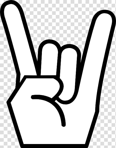 Sign of the horns Rock music Rock and roll , Fingers Crossed transparent background PNG clipart